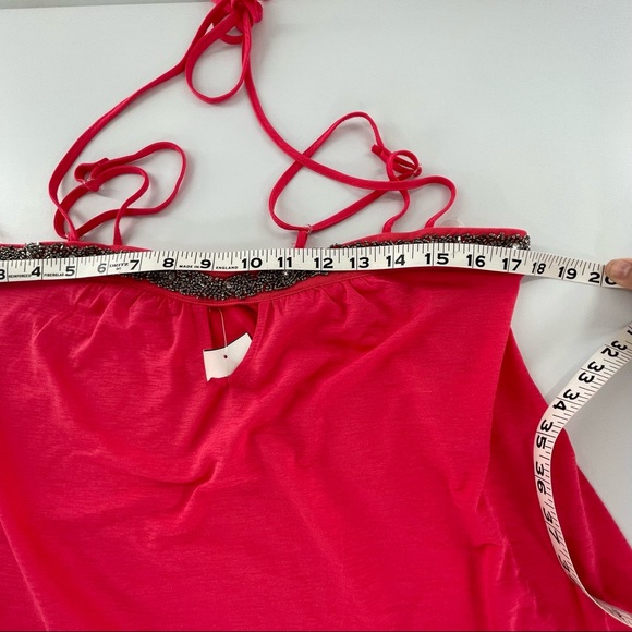 Socialite beaded top Nwt size Xl pink - Picture 4 of 8